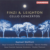 Finzi and Leighton Cello Concerto album cover